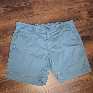 MASON'S Stylish Teal Flat Front Men's Shorts